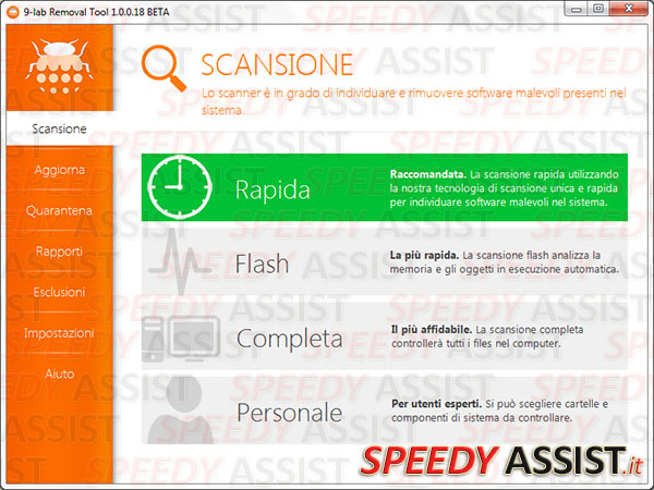 speedy-assist-firenze-9labs-malware-removal-tool